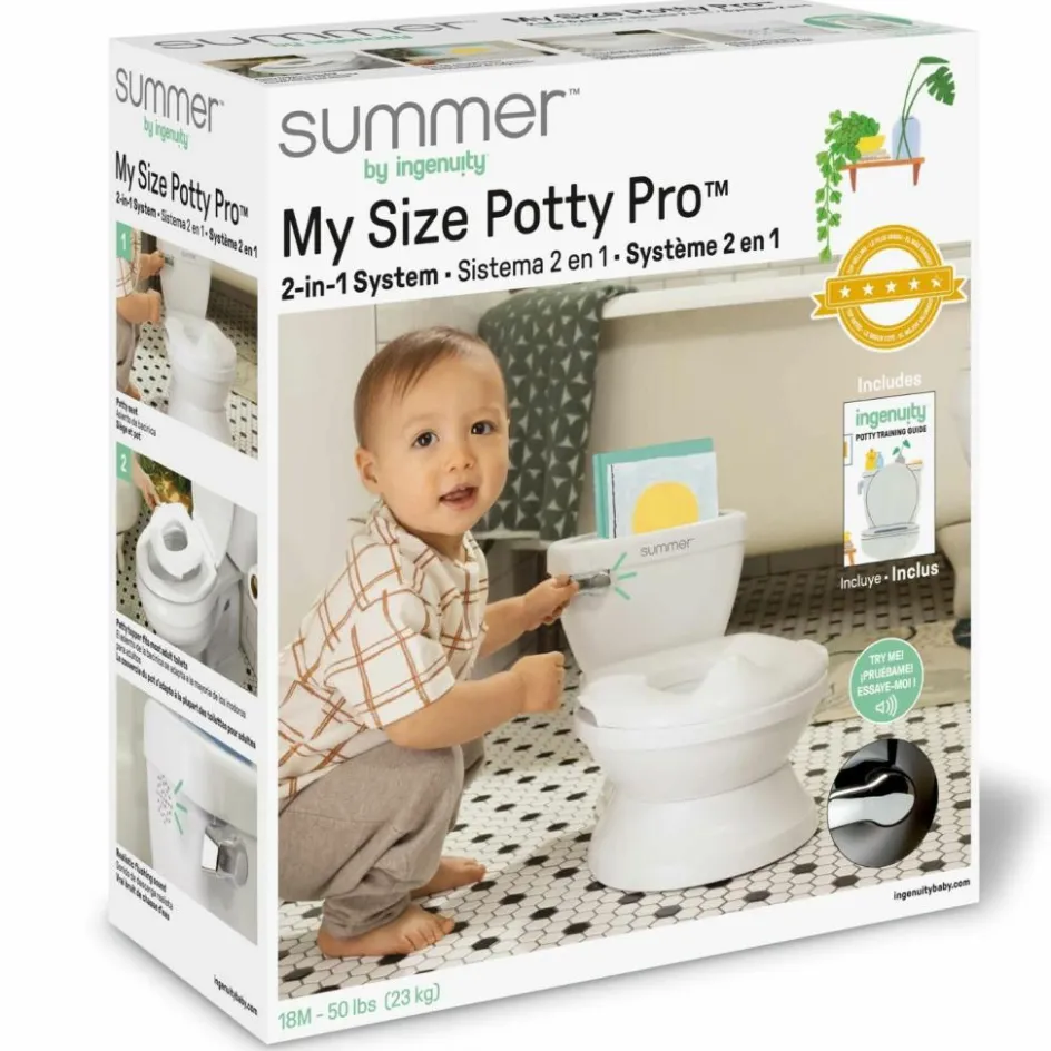 Outlet Ingenuity Mini toilette avec réducteur Blanc