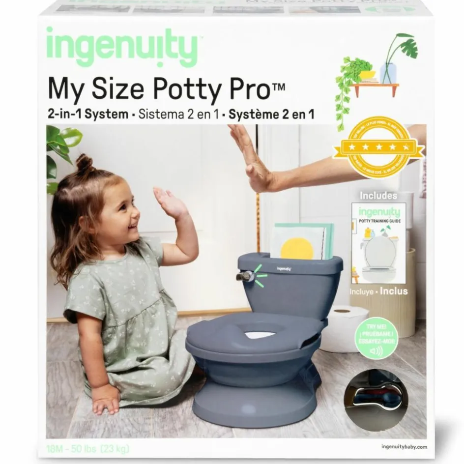 Ingenuity Mini toilette avec réducteur Bleu