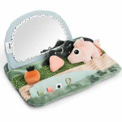 Outlet Done by Deer Miroir d'éveil Tummy time Tiny farm Multicolore