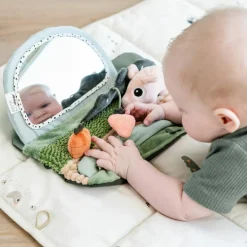 Outlet Done by Deer Miroir d'éveil Tummy time Tiny farm Multicolore