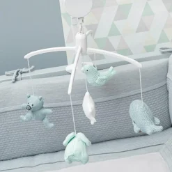 Mobile musical animaux vert d'eau|Baby's Only Hot