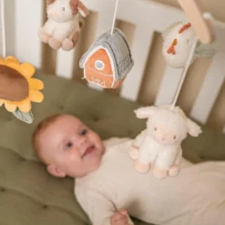 Clearance Little Dutch Mobile musical en bois Little Farm