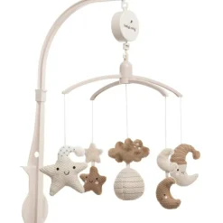 Mobile musical Heaven clay-warm linen|Baby's Only Clearance