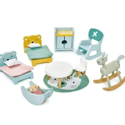 Tender Leaf Mobilier pour maison de poupée Chambre en bois