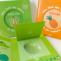 Clearance Auzou Editions Mon livre des odeurs et des couleurs - le marché