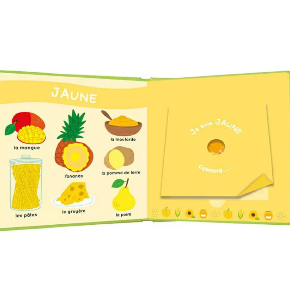 Clearance Auzou Editions Mon livre des odeurs et des couleurs - le marché