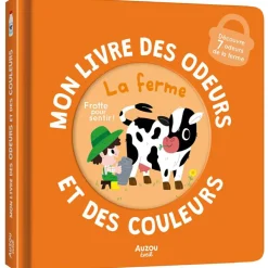 Mon livre des odeurs et des couleurs - La ferme|Auzou Editions