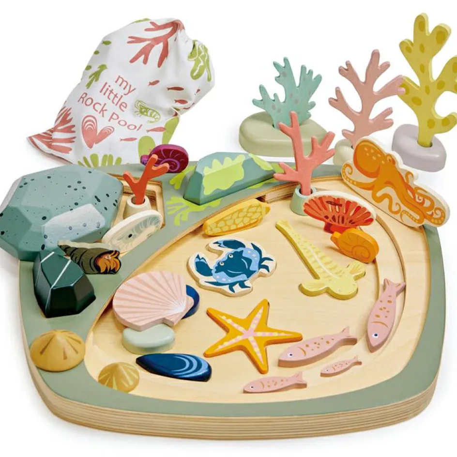 Mon petit étang avec rochers en bois|Tender Leaf Clearance