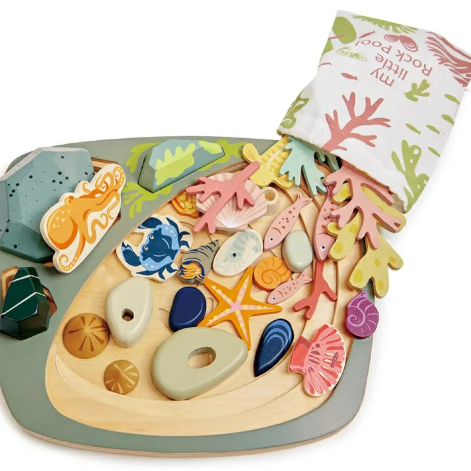 Mon petit étang avec rochers en bois|Tender Leaf Clearance