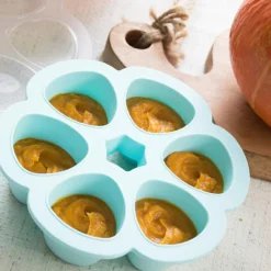 Best Béaba Moule de congélation multi portions silicone bleu (6 x 90 ml)