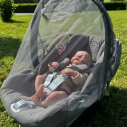 Outlet Kaiser Moustiquaire pour siège-auto bébé MOSKITO LUXE dark grey