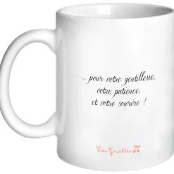 Les Griottes Mug Maîtresse Fleurs (personnalisable)