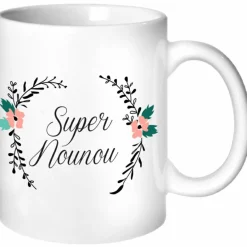 Mug Nounou Fleurs (personnalisable)|Les Griottes Hot