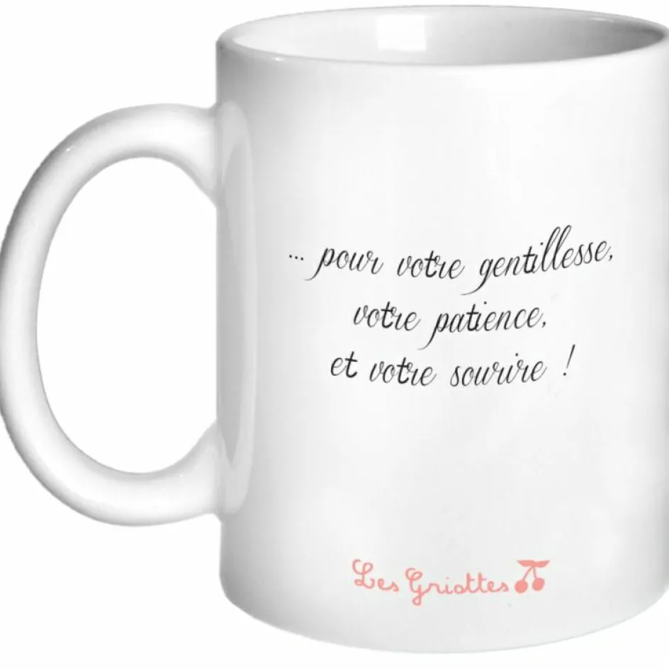 Mug Nounou Fleurs (personnalisable)|Les Griottes Hot