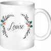 Mug personnalisable Fleurs|Les Griottes Discount