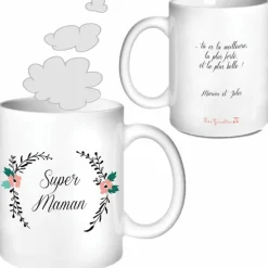 Mug personnalisable Fleurs|Les Griottes Discount