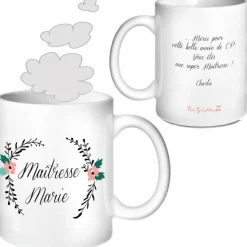 Mug personnalisable Fleurs|Les Griottes Discount
