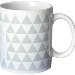Mug triangles gris (personnalisable)|Les Griottes Best