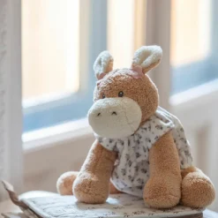 Best Walking Mum Âne en peluche Botton Fleurs