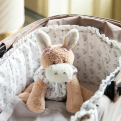 Best Walking Mum Âne en peluche Botton Fleurs