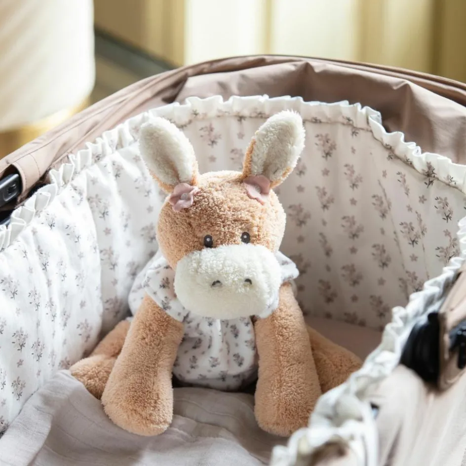 Best Walking Mum Âne en peluche Botton Fleurs