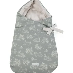 Sale Pasito a pasito Nid d'ange avec capuche Toile de Jouy Forest