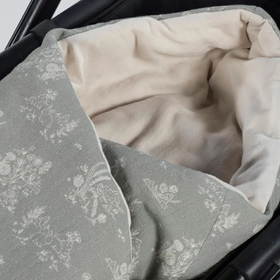 Sale Pasito a pasito Nid d'ange avec capuche Toile de Jouy Forest