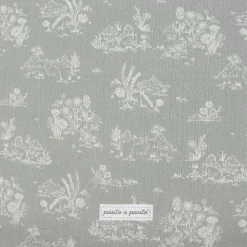 Sale Pasito a pasito Nid d'ange avec capuche Toile de Jouy Forest