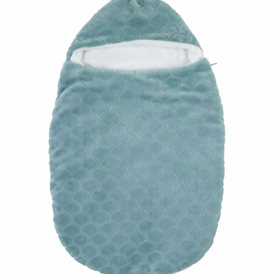 Online Nattou Nid d'ange Cocoon Wavy Vert de Gris (0-6 mois)