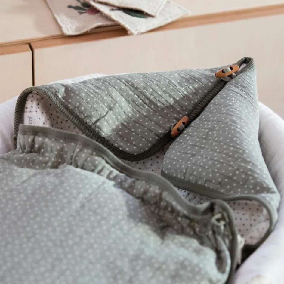 Sale Walking Mum Nid d'ange et couverture à pois Poppy Mousse