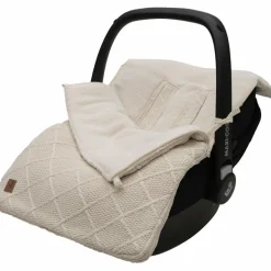 Jollein Nid d'ange passe sange Check Knit Oatmeal (groupe 0+)