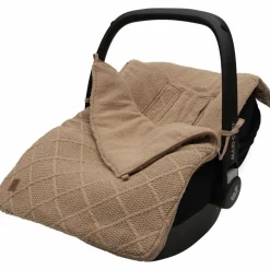 Clearance Jollein Nid d'ange passe sange Check Knit Biscuit (groupe 0+)