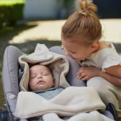 Discount Jollein Nid d'ange passe sangle Basic Knit Stone Nougat