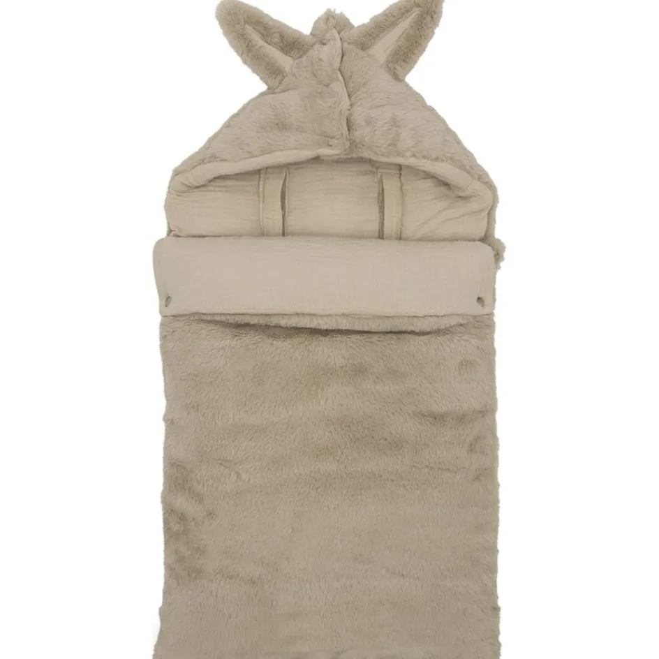 Sale BB & Co Nid d'ange passe sangle angora et gaze de coton Beige (0-6 mois)