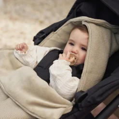 Sale Jollein Nid d'ange passe sangle Basic Knit Olive Green (Groupe 0+)