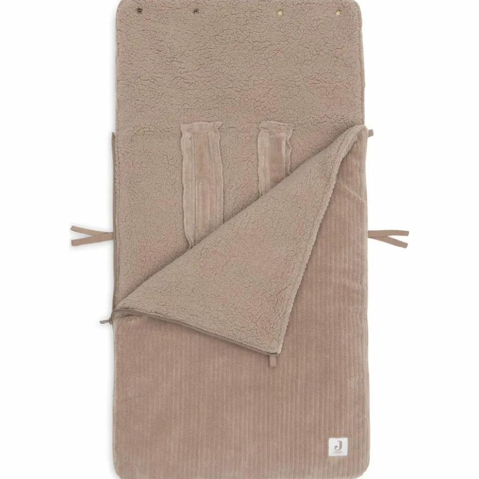 Hot Jollein Nid d'ange passe sangle Cloudy Rib Milky Coffee (groupe 0+)