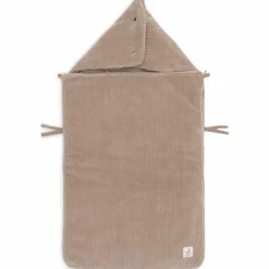 Hot Jollein Nid d'ange passe sangle Cloudy Rib Milky Coffee (groupe 0+)