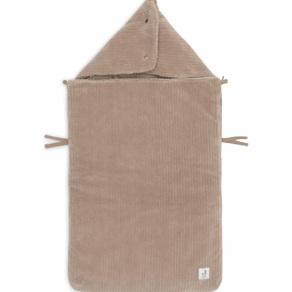 Hot Jollein Nid d'ange passe sangle Cloudy Rib Milky Coffee (groupe 0+)