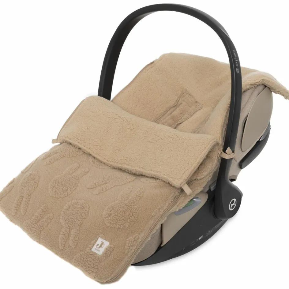 Nid d'ange passe sangle Miffy Jacquard Teddy Biscuit (groupe 0+)|Jollein Outlet