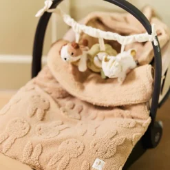 Nid d'ange passe sangle Miffy Jacquard Teddy Biscuit (groupe 0+)|Jollein Outlet