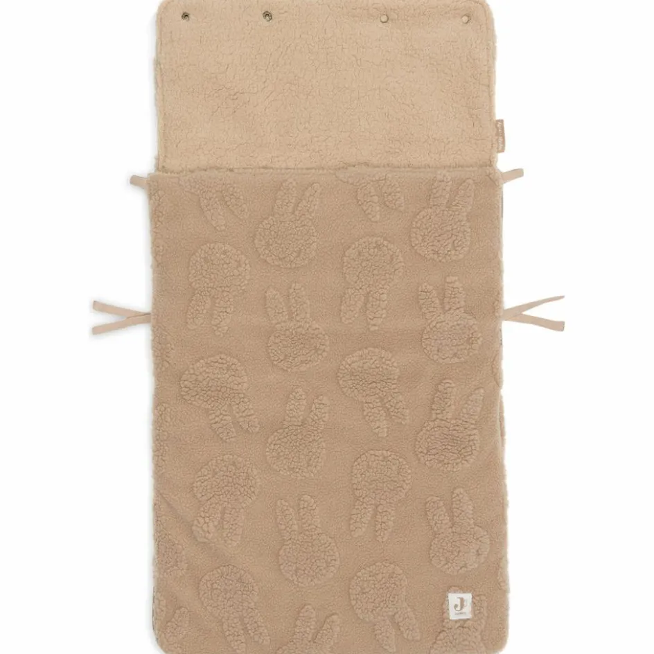 Nid d'ange passe sangle Miffy Jacquard Teddy Biscuit (groupe 0+)|Jollein Outlet