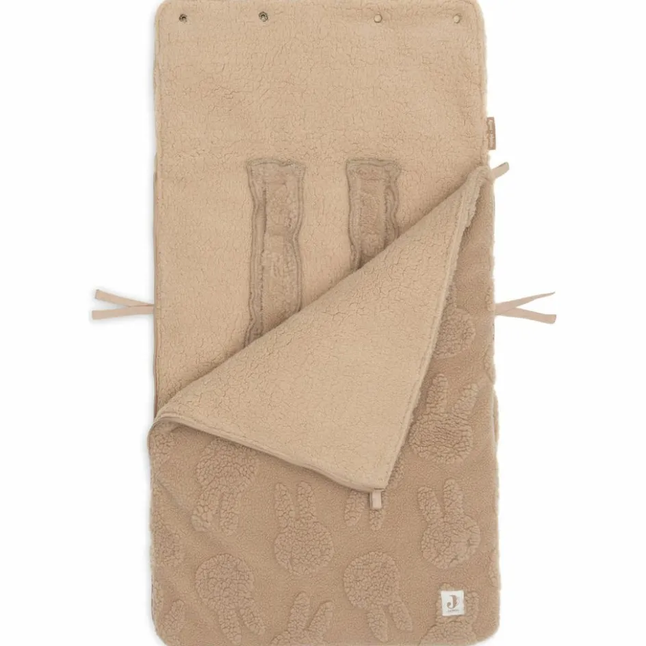 Nid d'ange passe sangle Miffy Jacquard Teddy Biscuit (groupe 0+)|Jollein Outlet