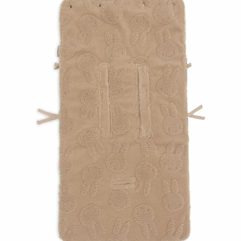 Nid d'ange passe sangle Miffy Jacquard Teddy Biscuit (groupe 0+)|Jollein Outlet
