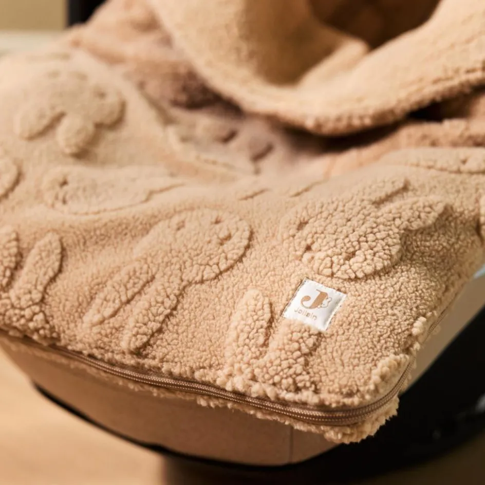 Nid d'ange passe sangle Miffy Jacquard Teddy Biscuit (groupe 0+)|Jollein Outlet