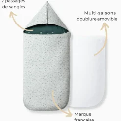 Nid d'ange réversible 4 saisons écureuil 6-24 mois|Les petites billes New