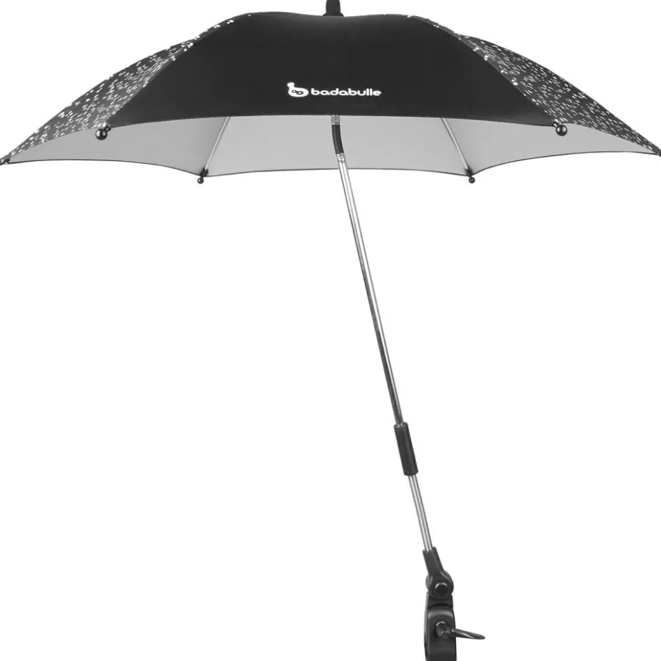 Hot Badabulle Ombrelle pour poussette blanche et noire