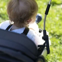 Hot Badabulle Ombrelle pour poussette blanche et noire