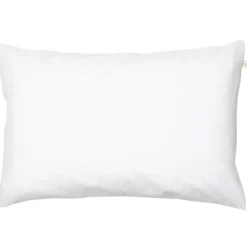 Sale Kadolis Oreiller en coton bio Hawi blanc (40 x 60 cm)