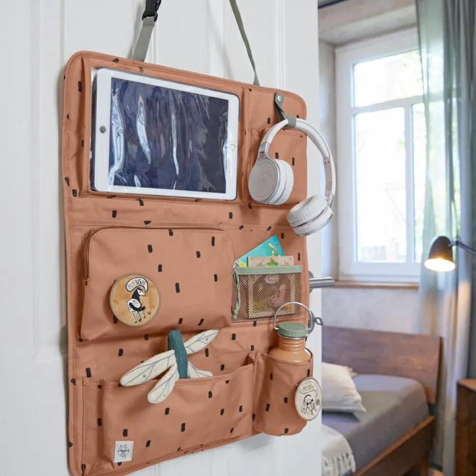 Lässig Organiseur de voiture Happy Prints caramel