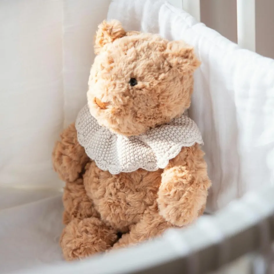 Ours en peluche tricot beige (29 cm)|Pasito a pasito Discount